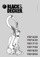Black & Decker VB1600 User Manual