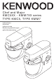 Kenwood KMC5XX series Instructions Manual