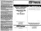 Coleman Powermate P024-0116SP Operating Instructions