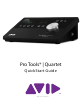 Avid Technology Pro Tools Quartet Quick Start Manual