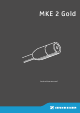 Sennheiser MKE 2 Gold Instruction Manual