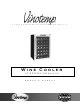 Vinotemp VT-28TEDS Owner's Manual
