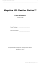 Columbia Weather Systems Magellan 420 User Manual