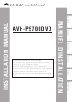 Pioneer AVH-P5700DVD Installation Manual