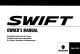 Suzuki Swift Owner's Manual