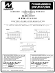 NAPCO Gemini GEM-P3200 Programming Instructions Manual