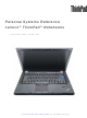 Lenovo ThinkPad Personal Systems Reference