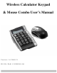 Ortek WPM-900-01 User Manual