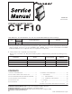 Pioneer CT-F10 Service Manual