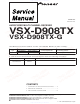 Pioneer VSX-D908TX Service Manual