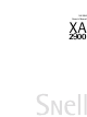 Snell XA 2900 Owner's Manual