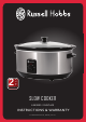 Russell Hobbs 4443BSS Instructions & Warranty