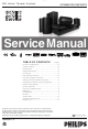 Philips HTS3560 Service Manual
