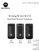 Motorola W260g Service Manual