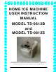 Contessa TS-0612B User Instruction Manual