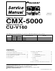 Pioneer CMX-5000 Service Manual