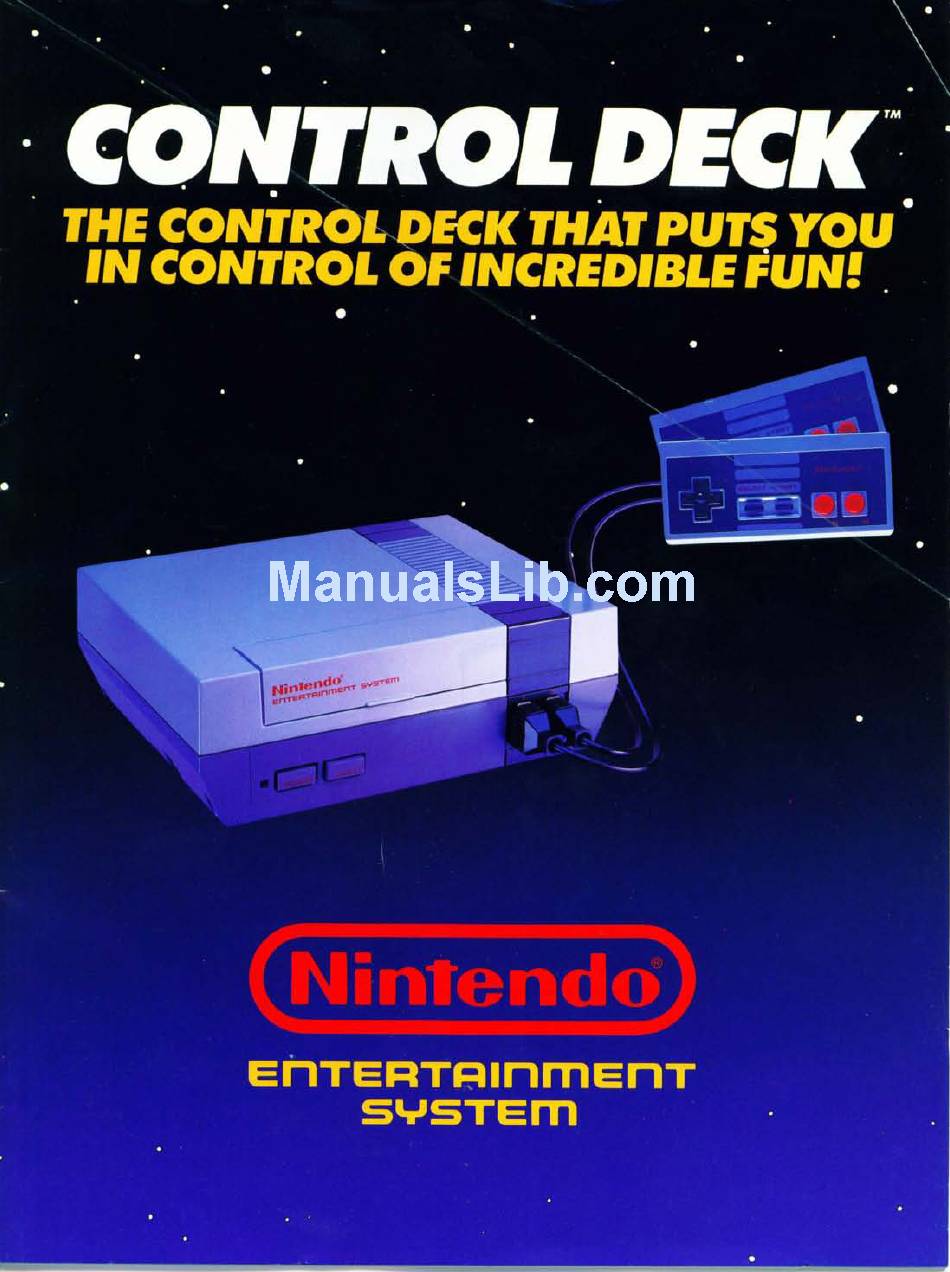 NINTENDO CONTROL DECK NES INSTRUCTION MANUAL Pdf Download ManualsLib