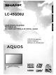 Sharp Aquos LC-45GD6U Operation Manual