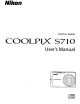 Nikon Coolpix S710 User Manual