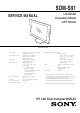Sony SDM-S91 Service Manual