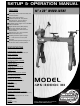 General International 25-300QC M1 Setup & Operation Manual
