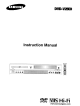 Samsung DVD-V2500 Instruction Manual