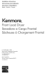 Kenmore 41791122310 Installation Instructions Manual