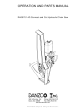 Danzco DH0070 14G Operation And Parts Manual