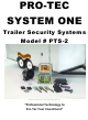 Pro-tec SYSTEM ONE PTS-2 User Manual