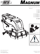 Magnum 26'' DISK Operating Instructions Manual