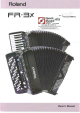 Roland FR-3x Owner's Manual
