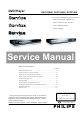 Philips DVP3126K Service Manual