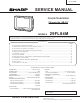 Sharp 29FL84M Service Manual