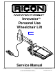 Ricon Innovator Service Manual