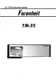 Farenheit TM-35 User Manual