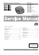 Philips AZ7261 Service Manual