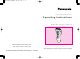 Panasonic ES8017 Operating Instructions