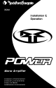 Rockford Fosgate 351M Installation & Operation Manual