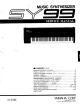 Yamaha SY99 Service Manual