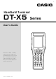 Casio DT-X5 Series User Manual
