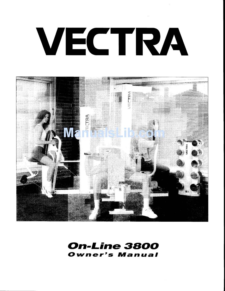 VECTRA FITNESS ON-LINE 3800 OWNER'S MANUAL Pdf Download | ManualsLib