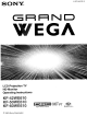 Sony Grand Wega KF-42WE610 Operating Instructions Manual