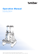Brother 882-T51 Operation Manual
