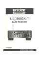 Uniden UBC9000XLT Bearcat Operating Manual