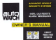 Auto Watch 446RLi AU Owner's Manual