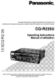 Panasonic CQ-R235U Operating Instructions Manual