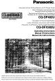 Panasonic CQ-DF402U Operating Instructions Manual