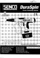 Senco DuraSpin DS202-14V Operating Instructions Manual