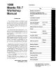 Mazda 1988 RX-7 Workshop Manual