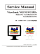 ViewSonic VG191 Service Manual